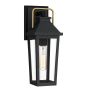 Quoizel Buckley QZ-BUCKLEY-S-MBK Stena svietidlo 1x40W/E27 IP44