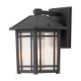 Quoizel Cedar Point QZ-CEDAR-POINT-S-BK Stena svietidlo 1x60W/E27 IP44