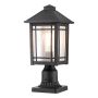 Quoizel Cedar Point QZ-CEDAR-POINT3-M-BK Stojanová lampa 1x60W/E27 IP44