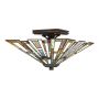 Quoizel Maybeck QZ-MAYBECK-F Stropné svietidlo 2x60W/E27