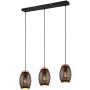 Trio BIDAR R31573080 Závesná lampa 3x28w/e27 ip20