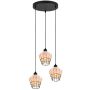 Trio BORKA R31263336 Závesná lampa 3x40w/e27 ip20