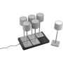 Trio FERNANDEZ R54096677 Stolná lampa 6x1w/led 2700+4000+6000k 130lm ip20
