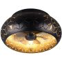 Trio BIDAR R61574080 Ventilátor 3x10w/e27 ip20
