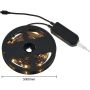 Trio RACER R65555102 LED pásik 1x15w/led 3000k 1250lm ip20