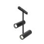 Maytoni Elti Duo TR005-2-2X12W3K-B Koľajnicový reflektor 1x24W/LED 3000K 1463lm IP20