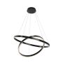 Maytoni Rim MOD058PL-L74BK Závesná lampa 2x83W/LED 2000lm IP20