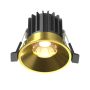 Maytoni Round DL058-7W3K-BS Vstavané downlight svetlo 1x7W/LED 3000K 460lm IP20