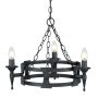 Elstead Lighting SAXON SAX3-BLK Žiarovka 3x60W/E14
