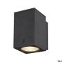 SLV ENOLA SQUARE 1003417 Stena svietidlo 1x11W/LED 3000/4000K 980LM IP65
