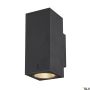 SLV ENOLA SQUARE 1003419 Stena svietidlo 2x20W/LED 3000/4000K 1660/1900LM IP65