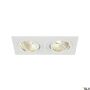 SLV NEW TRIA 1 SET 113891 Vstavané downlight svetlo 2x14W/LED 2700K 1160LM IP20