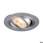 SLV NEW TRIA 1007376 Vstavané downlight svetlo 1x10W/GU10 IP20