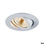 SLV NEW TRIA 1007389 Vstavané downlight svetlo 1x8.3W/LED 3000K 750lm IP20