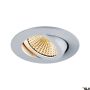 SLV NEW TRIA 1007435 Vstavané downlight svetlo 1x8.6W/LED 2500K|3000K|4000K 544lm|600lm IP20