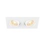 SLV NEW TRIA® 1008509 Vstavané downlight svetlo 2x10W/GU10