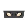 SLV NEW TRIA® 1008510 Vstavané downlight svetlo 2x10W/GU10