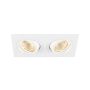 SLV NEW TRIA® 1008511 Vstavané downlight svetlo 2x13.6W/LED 2700K 1220lm