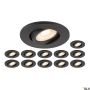 SLV UNIVERSAL DOWNLIGHT 1007273 Vstavané downlight svetlo 1x8W/LED 2700K|3000K|4000K|6500K 560lm|610lm|680lm|640lm IP20