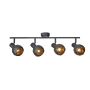 Italux Harley SPL-3480-4-GR-GD Bodové svetlo 4x40W/E14 IP20