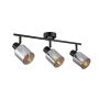 Italux Santia SPL-65342-3-BK-SG Bodové svetlo 3x40W/E14 IP20