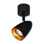 Italux Tino SPL-36748-1R-BK-GD Bodové svetlo 1x10W/GU10 IP20