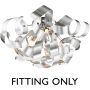 Dar Lighting Swash SWA0450-SP Záves 4x25w/g9