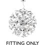 Dar Lighting Swash SWA1250-SP Záves 12x25w/g9