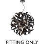 Dar Lighting Swash SWA1322-SP Záves 9x40w/g9