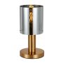 Italux SARDO TB-5581-1-BRO+SG Stolná lampa 1x40W/E27 IP20