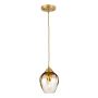 Elstead Lighting Tiber TIBER-P-AMBER Závesná lampa 1x60W/E27