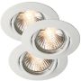 Nordlux TRITON 54540101 Vstavané downlight svetlo 3x35W/GU10 IP23