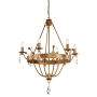 Elstead Lighting WINDSOR WINDSOR6-GOLD Žiarovka 6x60W/E14