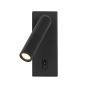 Italux Nova WL-46376-1-BK Stena svietidlo 1x2.5W/LED 3000K 153lm IP20