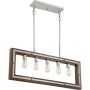 Quoizel WESTERLY QZS-WTY536BN Závesná lampa 5x60W/E27