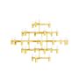 King Home ATOMIC GRANDE XCP9120-30.GOLD Závesná lampa 30x10W/G9 IP20