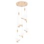 King Home BUTTERFLY DISC XCP8737-5 Závesná lampa 5x11W/LED 3000K 4400LM IP20