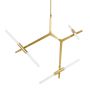 King Home CANDELABR XCP8053-6.GOLD Závesná lampa 4x3,5W/G9 IP20