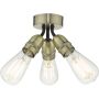 Dar Lighting Yao YAO0375 Stropná lampa 3x60w/e27 ip20
