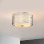 Elstead Lighting Ziggy ZIGGY-F-M-LS Stropné svietidlo 2x60 W/E27