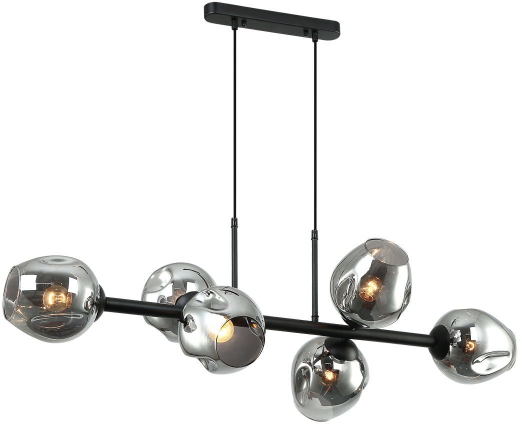 Italux-Borgo-PND-30843-6 BK+SG-ITXPND-30843-6 BK+SG