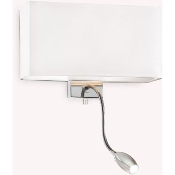 Ideal Lux HOTEL 035949 Stena svietidlo 1x60W/E27+1x1,5W/LED ip20