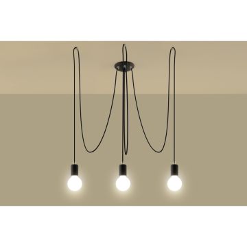Sollux EDISON SL.0370 Závesná lampa 3x60W/E27