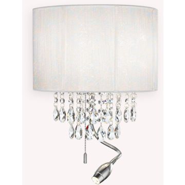 Ideal Lux OPERA 068268 Stena svietidlo 1x40W/E14+1x1.5W/LED ip20