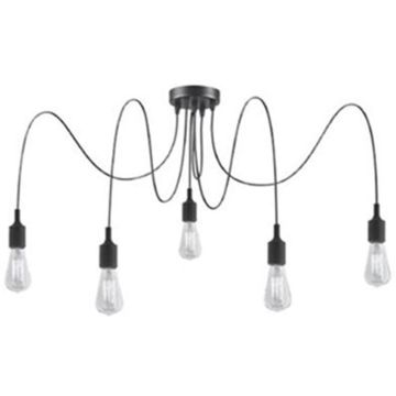 Lucide FIX 08408/05/30 Závesná lampa 5x60w/e27 ip20