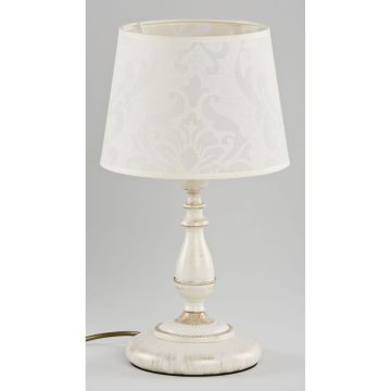 Alfa ROKSANA WHITE 18538 Stolná lampa 1x60W/E27