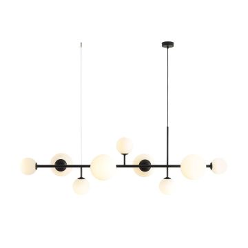 Aldex DIONE 9 BLACK 1092N1 Závesná lampa 9x40W/60W/E14/E27 IP20