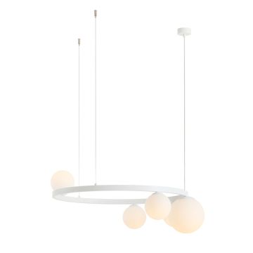 Aldex GARDA 1099F_R Závesná lampa 4x10W/E14 + 1x15W/E27 IP20
