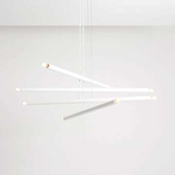 Aldex TUBO 1072P Závesná lampa 8x40W/E14