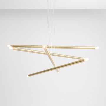 Aldex TUBO 1072P40 Závesná lampa 8x40W/E14